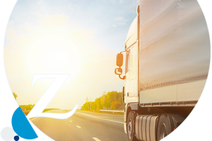 camión en una carretera